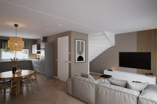 Interieurimpressie nieuwbouwwoning Weidepark Heerhugowaard