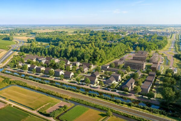 Weidepark Heerhugowaard 3D impressie overzicht drone shot