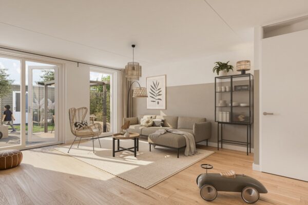 Weidepark Heerhugowaard Anemoon woonkamer en tuin